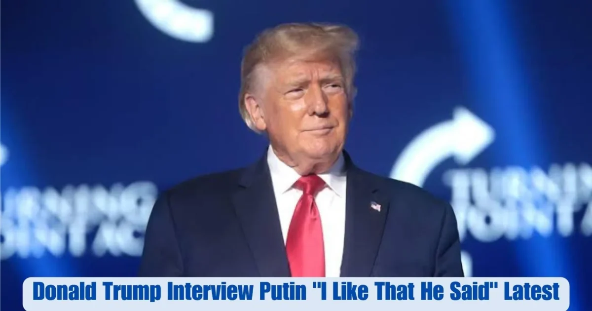 Donald Trump Interview Putin I Like That He Said